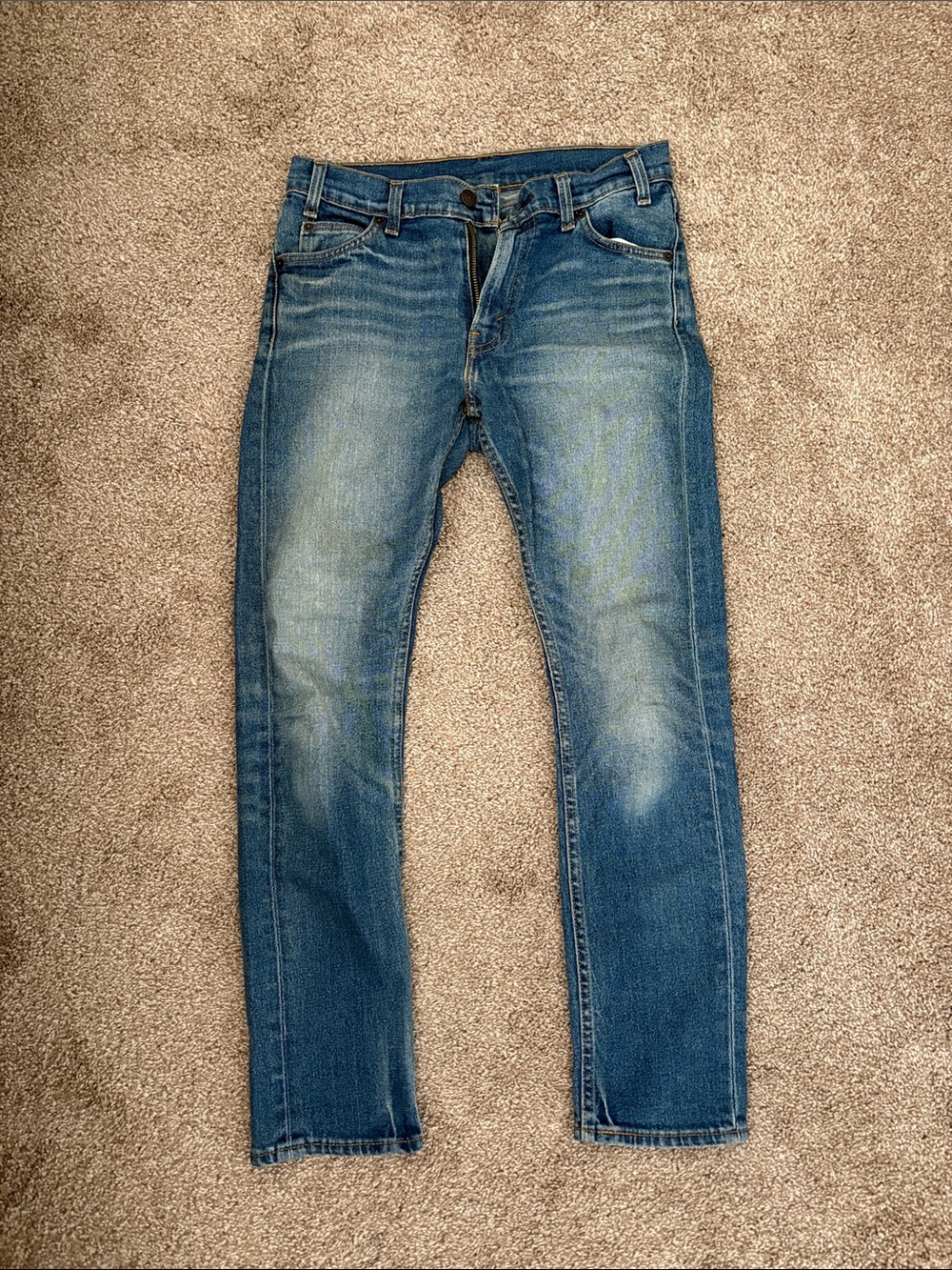 505 Levi's Women's Blue Washed Jeans